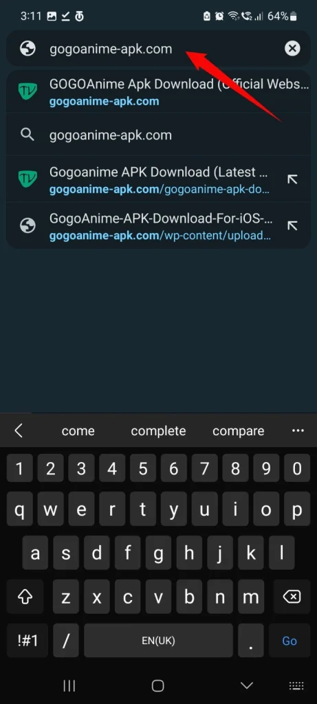 GOGOANIME APK for watching anime