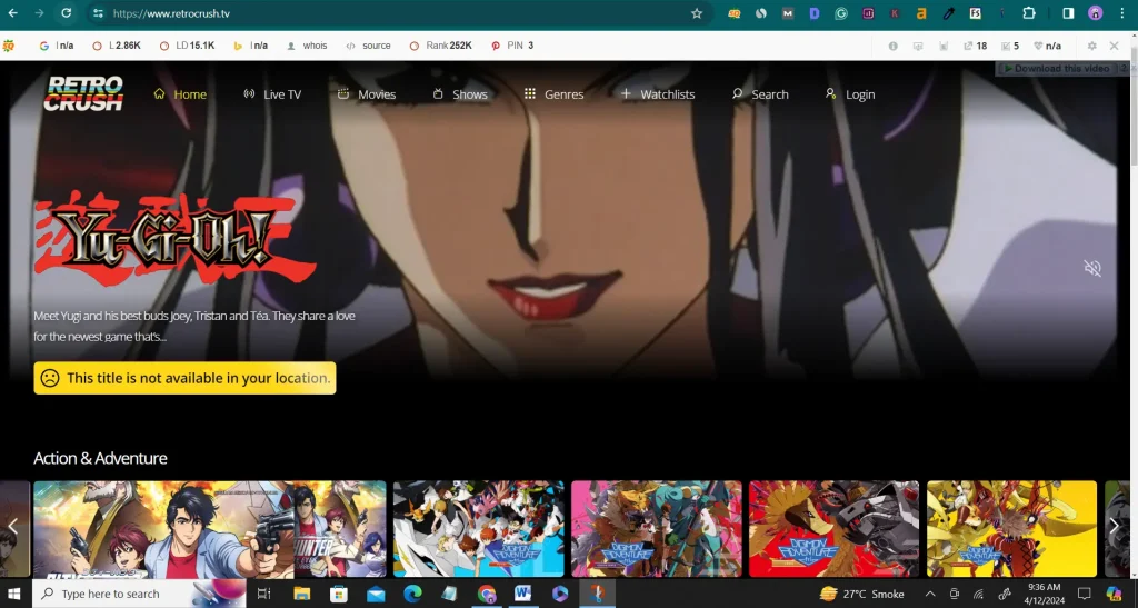 where to watch anime for free